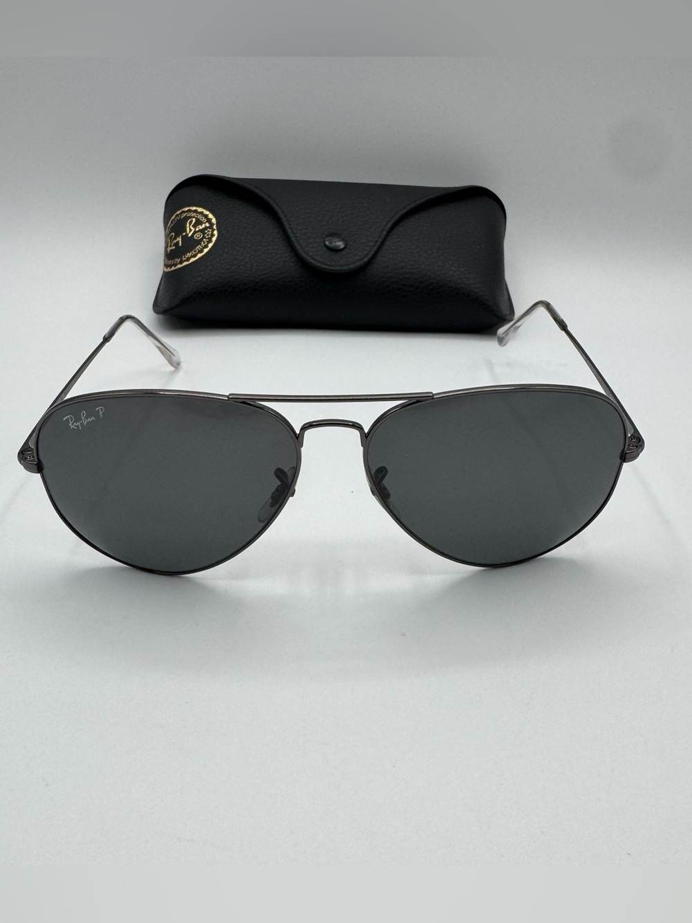 Ray-Ban Aviator Metal II Sunglasses in Black Gunmetal RB3689